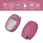 TANGSEN Smart Key Fob Case Pink TPU Protective Cover for Mercedes Benz A B C CLA CLS E G GL GLA GLC GLE GLK GLS GT M R S SL SLC SLK SLS Class AMG Viano 2 3 Button Keyless Entry Remote Accessories