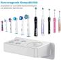 BENSN Charger Model 3757 + Holder for Oral B Electronic Toothbrushes, Brush Heads; Adhesive or Free-Standing Installation