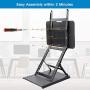 HUANUO Adjustable Laptop Stand for Desk - Easy to Sit or Stand with 9 Adjustable Angles, Laptop Riser Reduces Neck Pain, Fits 15.6 Inch Laptop & Notebook, Height Adjustable Computer & Tablet Riser