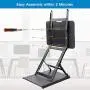 HUANUO Adjustable Laptop Stand for Desk - Easy to Sit or Stand with 9 Adjustable Angles, Laptop Riser Reduces Neck Pain, Fits 15.6 Inch Laptop & Notebook, Height Adjustable Computer & Tablet Riser