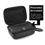 CASEMATIX Hard Shell Travel Case Compatible with Manscaped Lawn Mower 3.0 and Lawn Mower 2.0 - Holds Electric Hair Clippers, Charging Base, Guides, Cleaning Brush and Trimmer Accessories - Case Only