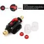 2 Pack Inline 150amp Circuit Breaker with Manual Reset Fuse Holder for Car Audio Marine Boat Stereo with Wire Lugs and Heat Shrink Tube