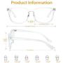Frolesant Blue Light Blocking Glasses Anti Eye Eyestrain Reading Gaming Glasses Non Prescription 3 Pack