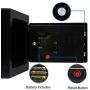 JUGREAT Security Safe Box with Induction Light,Electronic Digital Securit Safe Steel Construction Hidden with Lock，Wall or Cabinet Anchoring Design for Home Office Hotel BusinessGun Passport Cash