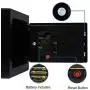 JUGREAT Security Safe Box with Induction Light,Electronic Digital Securit Safe Steel Construction Hidden with Lock，Wall or Cabinet Anchoring Design for Home Office Hotel BusinessGun Passport Cash