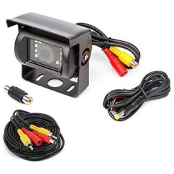Yasoca RCA Backup Camera Heavy Duty IR Night Vision Waterproof for Trucks Car Vehicle Trailer Truck Van Tow rv Replacement Universal Auto Rear View Backup Camera with Cable 33ft