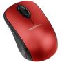 Amazon Basics Wireless Computer Mouse with USB Nano Receiver - Red
