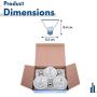 Hyperikon LED PAR30, Dimmable Bulb, 12W=100W, Short Neck Flood Light, CRI 90+, Energy Star, UL, Soft White, 6 Pack