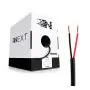 Next 10/2 Speaker Wire - 10 AWG/Gauge 2 Conductor - UL Listed in Wall (CL2/CL3) and Outdoor/In Ground (Direct Burial) Rated - Oxygen-Free Copper (OFC) - 250 Foot Bulk Cable Pull Box - Black