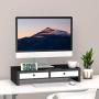Monitor Stand Riser with Drawer - Desk Shelf Organizer Keyboard Storage Black 22'' x 10.6'' x 4.7''