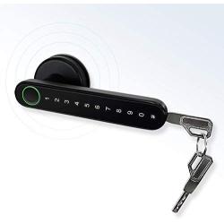 Smart Lock,CATCHFACE Fingerprint Door Lock Keyless Entry Door Lock WiFi Front Door Lock Unlock with Fingerprint/TTlock App/Code/Key Electronic Door Lock for Home Office Apartment Garage School Airbnb
