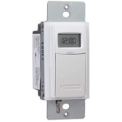 Intermatic EI400WC Programmable Electronic Countdown In-Wall Timer, White