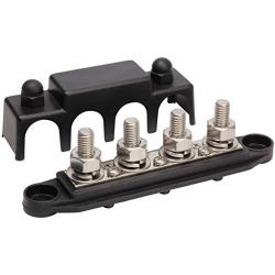 Fastronix 3/8'' 4 Stud Ground Distribution Block with Cover