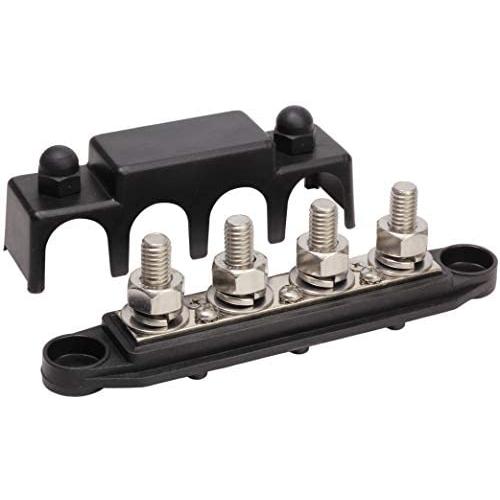 Fastronix 3/8'' 4 Stud Ground Distribution Block with Cover