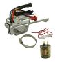 JDMSPEED New Chrome 12V Universal Street Hot Rod Turn Signal Switch with Flasher Replacement for Ford GM