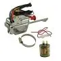 JDMSPEED New Chrome 12V Universal Street Hot Rod Turn Signal Switch with Flasher Replacement for Ford GM