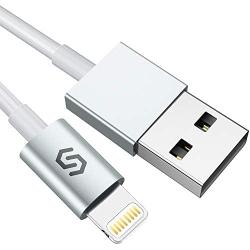 Syncwire iPhone Charger Cable Lightning Cable, [Apple MFi Certified] High Speed iPhone Charging Cable for iPhone 11/11 Pro/11 Pro Max/X/XS/XR/XS/8/8 Plus/6S/6 Plus/SE 2020//iPad/iPod - 3.3ft/1M White