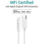 iPhone Fast Charger - MFi Certified - 20W USB-C Power Adapter Wall Plug 6ft Type-C to Lightning Cable Quick Charge Sync Cord Compatible with iPhone 12 SE 11 Pro MAX X XS XR 8 AirPods Pro iPad (2020)