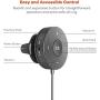 TaoTronics Bluetooth Car Kit, Bluetooth Receiver, Bluetooth 4.2 Hands-Free Audio Adapter (Built-in Microphone, CVC 6.0 Noise Cancellation, 3M Magnetic Base, Air Vent Clip, Dual 2.1A USB Car Charger)
