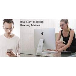 Computer Reading Glasses Blue Light Blocking - Reader Eyeglasses Anti Glare Eye Strain Light Weight for Women Men