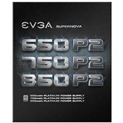 EVGA SuperNOVA 750 P2, 80+ PLATINUM 750W , Fully Modular , EVGA ECO Mode, 10 Year Warranty , Includes FREE Power On Self Tester, Power Supply 220-P2-0750-X1,Black