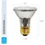 (Pack Of 12) 39PAR20/FL 120V - 39 Watt High Output (50W Replacement) PAR20 Flood - 120 Volt Halogen Light Bulbs