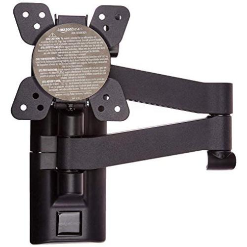 Amazon Basics Full Motion TV Wall Mount for 12-39 inch TVs up to 40 lbs