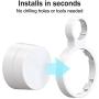 Pefecon Outlet Wall Mount for Google WiFi [2020 Model], No Messy Wires | Space Saving | Easily Be Moved Outlet Mount for Google Mesh WiFi Router, Best Design for Winding Power Cord (3 Pack)