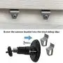 (10 Pack) Vinyl Siding Clips Hooks No-Hole Needed Outdoor Siding Screws Hanger for Mount Home Security Camera