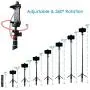 Fugetek Portable 48'' Selfie Stick & Tripod, All in One, Lightweight Aluminum, Photos, FaceTime, Video Teaching, Bluetooth Remote Compatible with iPhone 11/Xs MAX/XR/XS/X/8/8 Plus, Galaxy S10/S9/S9