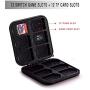 FNEIAE Switch Game Card Case, Cute Game Cartridge Holder for Nintendo Switch with 12 Card Slots (Leaf)
