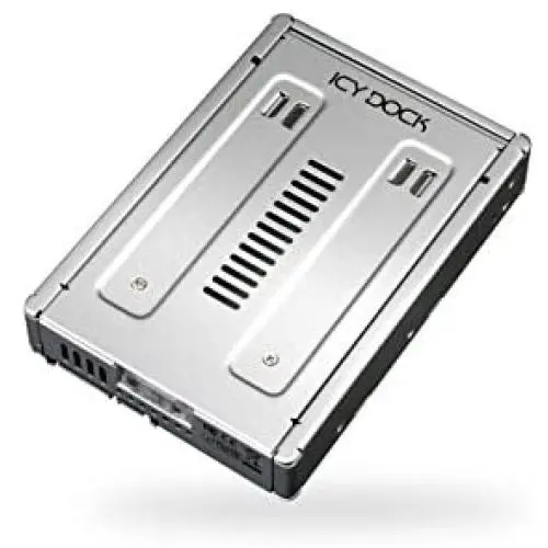 ICY DOCK EZConvert PRO MB982SP-1S 2.5'' to 3.5'' Enterprise Hard Drive Adapter Converter Bracket Mounting Frame Tray for 5/7/9.5/12.5mm 2.5 inch HDD/SSD with SATA III Interface