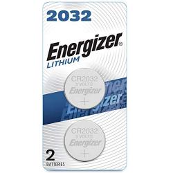 Energizer 2032 Batteries 3V Lithium, (2 Battery Count) Replaces BR2032, DL2032, ECR2032