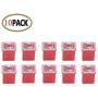 10 Pc Automotive LOW PROFILE JCASE Fuse 50 Amp Fuse Kit for Ford, Chevy/GM, Nissan, and Toyota Pickup Trucks, Cars and SUVs
