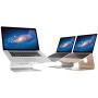 Rain Design 10032 mStand Laptop Stand, Silver (Patented), Ergonomic Aluminum Computer Riser for Office or Home Desk Setup, Compatible with MacBook Air Pro