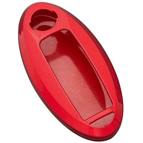 Remote Key Fob Shell Cover Compatible with Nissan 370Z Altima Cube Juke Maxima Murano Pathfinder Quest Rogue Sentra Versa 3/4/5 Buttons, Red