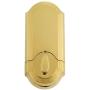 Kwikset 909 SmartCode Electronic Deadbolt featuring SmartKey in Lifetime Polished Brass