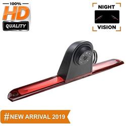 HD Camera Kit 3rd Brake Light Reversing Backup Camera +7.0 inch TFT Monitor Display Compatible for VW Crafter Freightliner Sprinter/Mercedes Sprinter W906 324H 524H Dodge Sprinter 1500 2500 3500