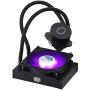 Cooler Master MasterLiquid ML120L RGB V2, Close-Loop AIO CPU Liquid Cooler, 120 Radiator, SickleFlow 120mm, RGB Lighting, 3rd Gen Dual Chamber Pump for AMD Ryzen/Intel LGA1200/1151