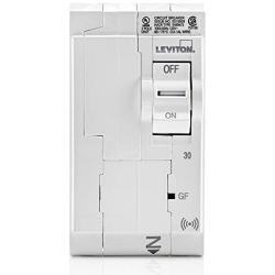 Leviton LB230-GS 30 Amp, 2-Pole Plug-on Smart GFCI Branch Circuit Breaker, 120 VAC, White