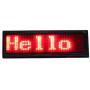 Bluetooth Led Name Badge, Wireless Rechargeable LED Tag Scrolling Message Badge Smartphone Programmable Business Badges with Magnet and Pin (Red)