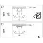 IKEA - SIGNUM Cable management, horizontal, silver color (FBA) 3-Pack