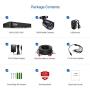 ZOSI H.265+1080p Home Security Camera System,8 Channel 5MP-Lite CCTV DVR with 4 x 1920TVL Weatherproof Surveillance Bullet Camera Outdoor/Indoor with 80ft Night Vision,Remote Access, Motion Alerts