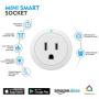 Smart Plug Esicoo - A Certified Works with Alexa, Echo & Google Home –Only Cloud Intelligence App- Only WiFi 2.4G (4 Pack)