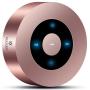 XLEADER SoundAngel (3rd Gen) 5W Touch Bluetooth Speaker with Waterproof Case, 15h Music, Louder Crystal HD Sound, Premium Mini Portable Bluetooth Speaker for iPhone iPad Tablet Shower, Rose Gold