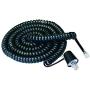 Softalk 03201 Phone Coil Cord with Twisstop 25-Feet Black Landline Telephone Accessory