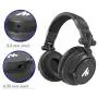 50MM Drivers Studio Headphones MAONO AU-MH601 Over Ear Stereo Monitor Closed Back Headphones for Music, DJ, Podcast (Black)