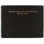 BookFactory Gun Log Book/Firearms Acquisition & Disposition Record Book - 100 Pages, Black-TransLux Cover - Wire-O, 11'' x 8 1/2'' (LOG-100-GUN-W01-T35)