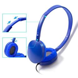 Wholesale Bulk Headphone Earphone Earbud - Kaysent(KHP0-25DBlue) 25 Pack Wholesale Dark Blue Headphone for School, Classroom, Airplane, Hospiital, Students,Kids and Adults