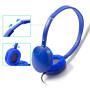 Wholesale Bulk Headphone Earphone Earbud - Kaysent(KHP0-25DBlue) 25 Pack Wholesale Dark Blue Headphone for School, Classroom, Airplane, Hospiital, Students,Kids and Adults